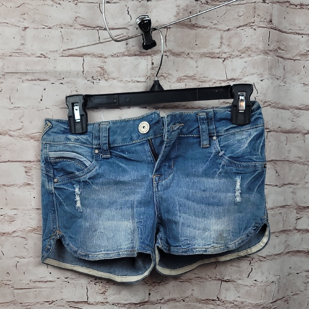 body con jean shorts size 0 new nwt